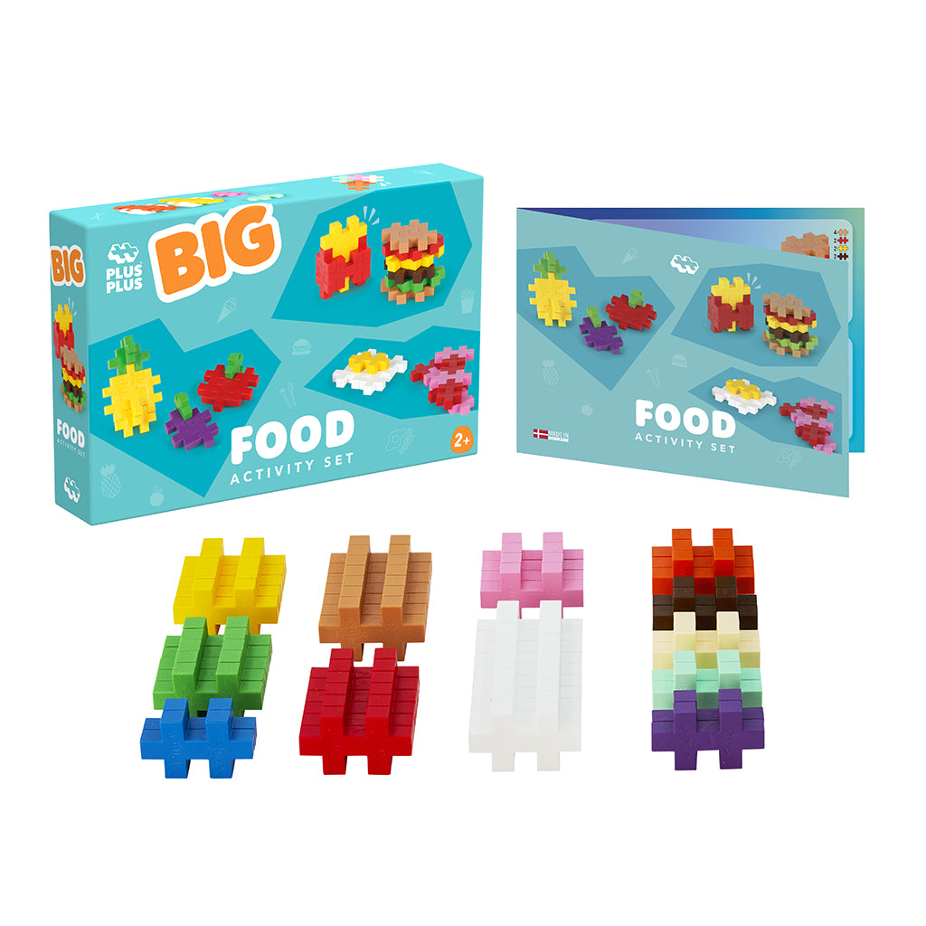 Plus-Plus BIG Aktivitetsset, Mat - 50 delar