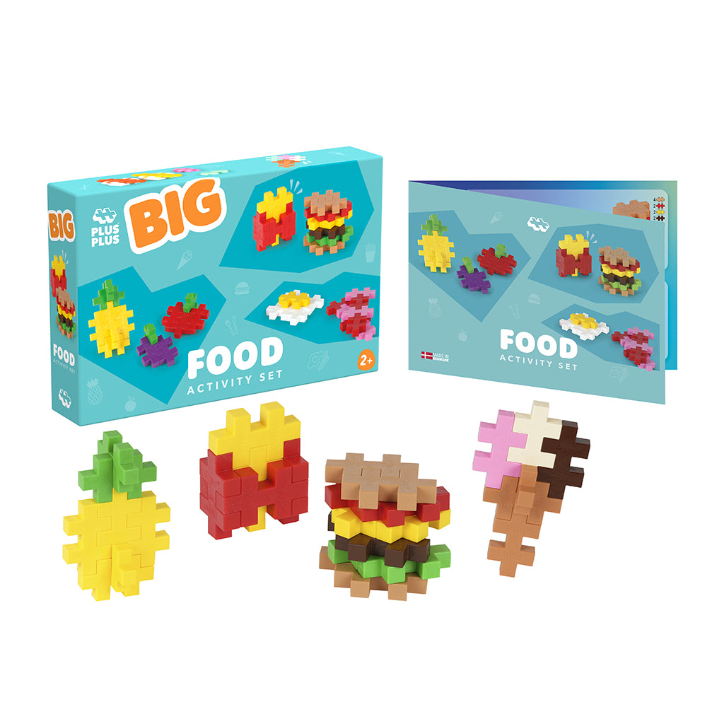 Plus-Plus BIG Aktivitetsset, Mat - 50 delar