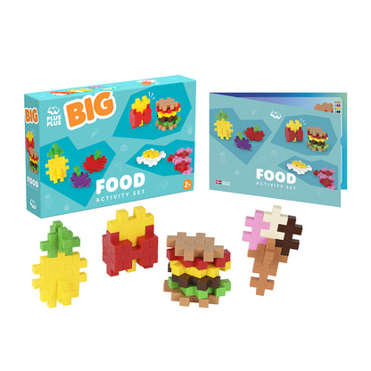 Plus-Plus BIG Aktivitetsset, Mat - 50 delar