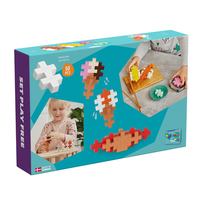 Plus-Plus BIG Aktivitetsset, Mat - 50 delar