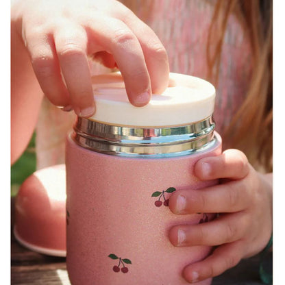 Konges Sløjd glitter termo matlåda, Cherry glitter