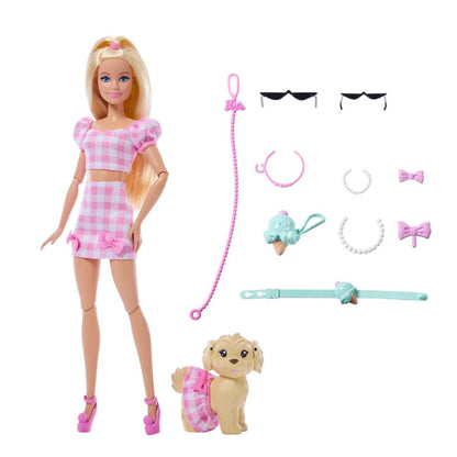 Barbie docka och hund, Barbie Twinning Looks Blonde Bows