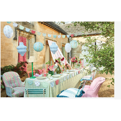 Meri Meri lanterna i rispapper, Molly Mahon, 3-pack - UTAN LJUSKÄLLA