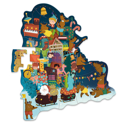 Vilac Adventskalender, Adventtorn med magnetiskt pussel 48 bitar