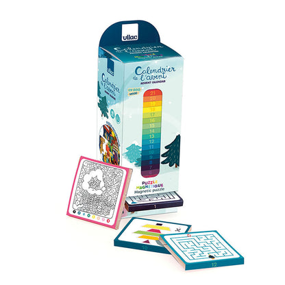 Vilac Adventskalender, Adventtorn med magnetiskt pussel 48 bitar