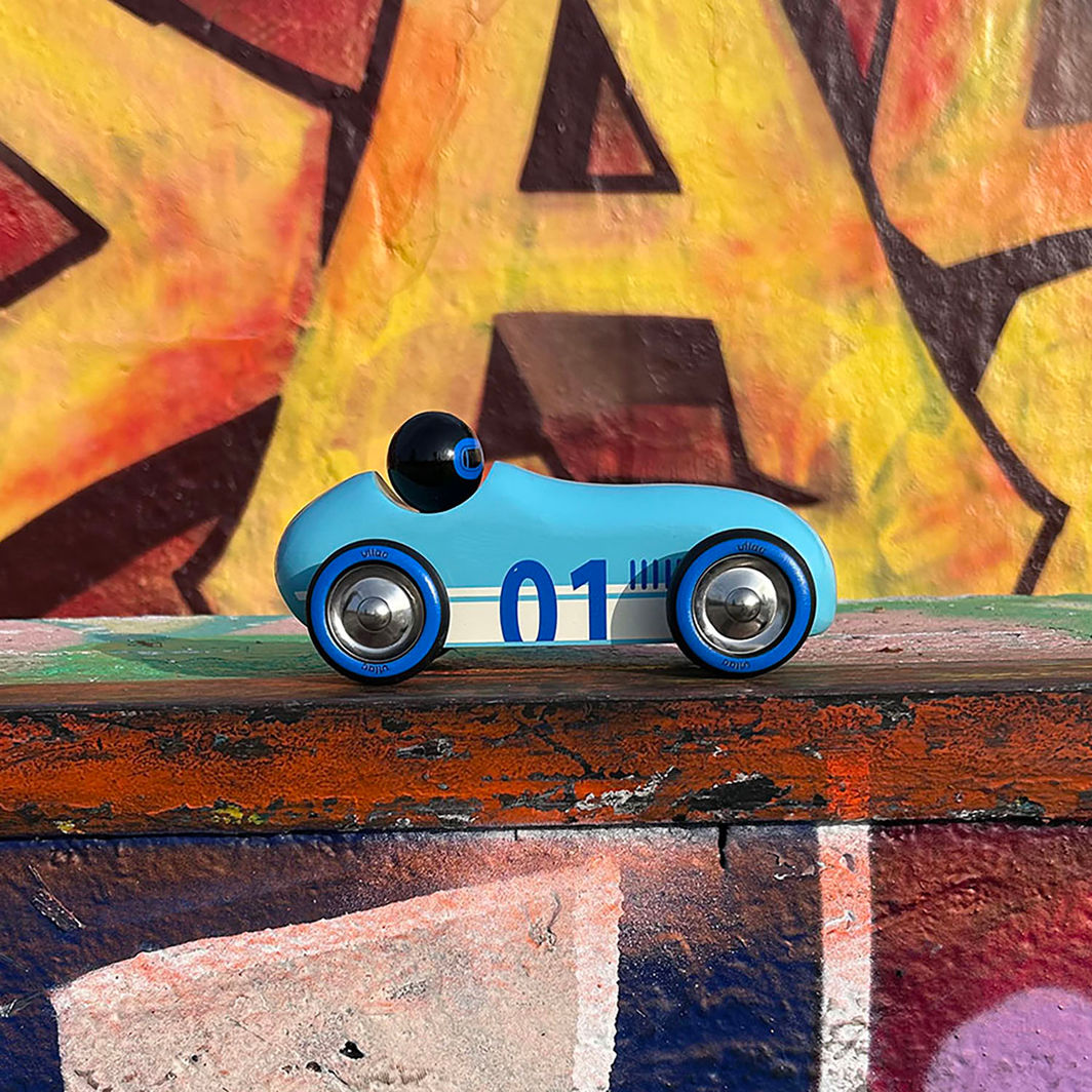 Vilac - Vintage Racerbil - Old Sport - Turkos