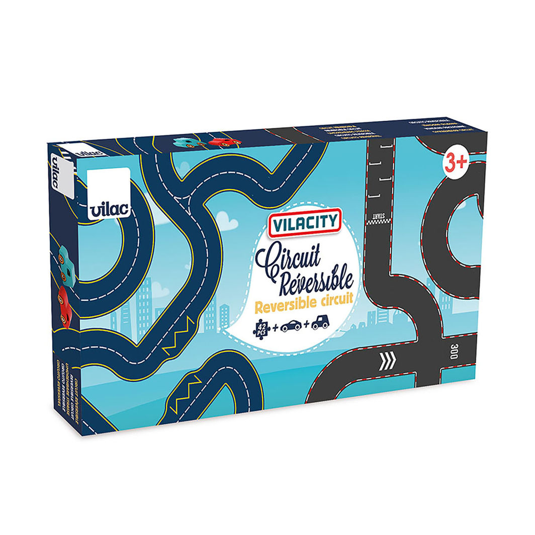 Vilac Vilacity vändbar racerbana, 42 delar