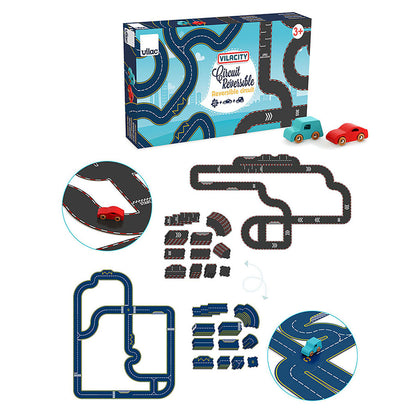 Vilac Vilacity vändbar racerbana, 42 delar