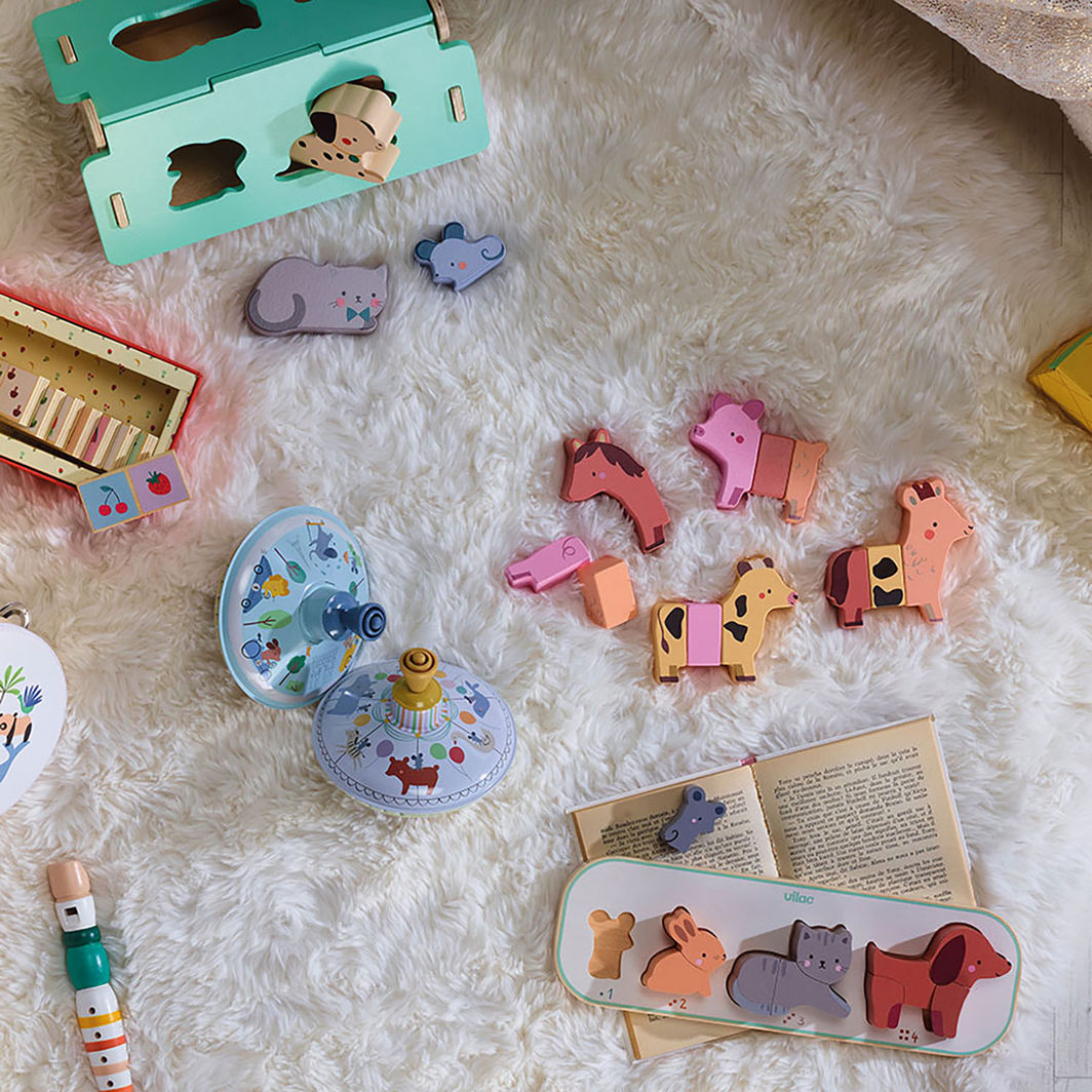 Vilac Magnetiska djur, 12 delar