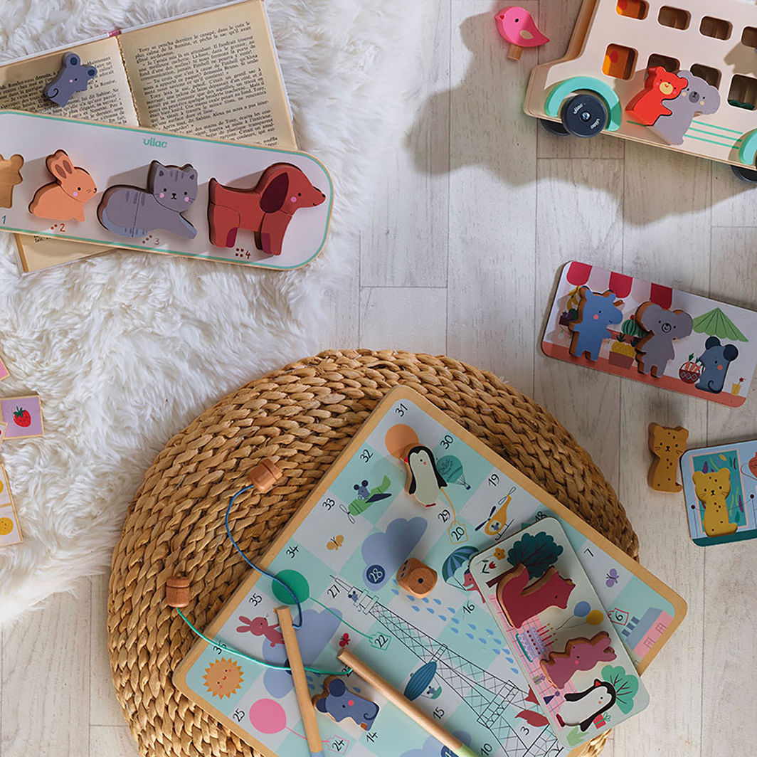 Vilac 4 spel för de minsta