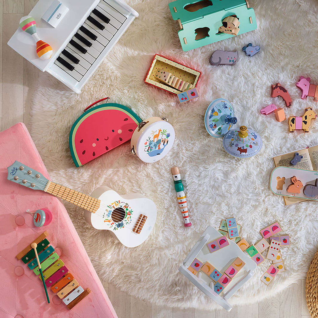 Vilac Resväske Set, 3 st - Frukter