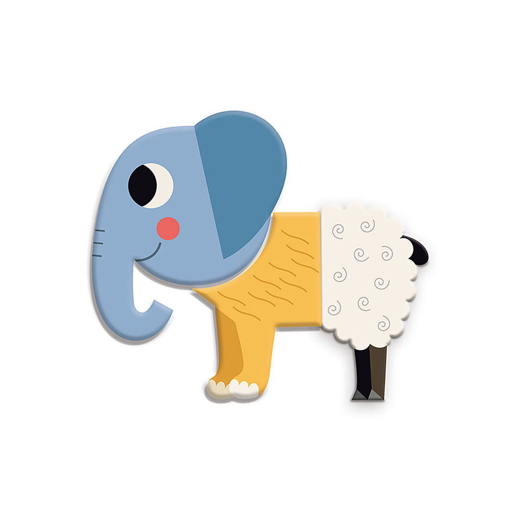 Vilac Magneter 30 st, Bygg ihop 10 roliga djur