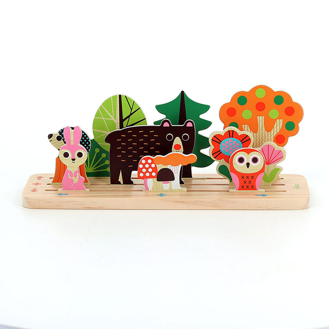 Vilac kombinationsspil, Oussassplass hjernetræning - Skoven