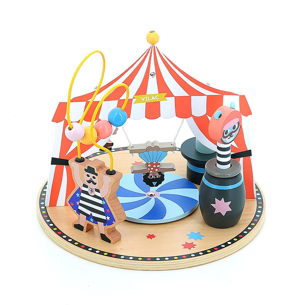 Vilac Aktivitetslegetøj i træ, Cirkus