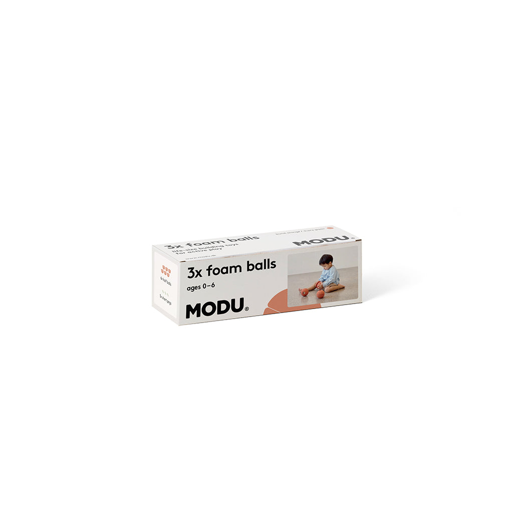 Modu 3 skumbollar, Burnt orange/Dusty green