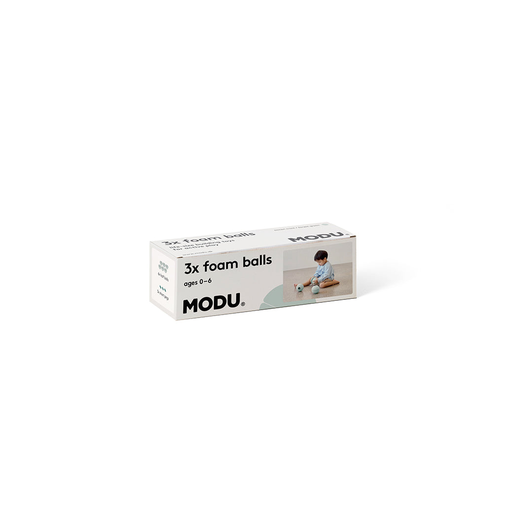 Modu 3 skumbollar, Ocean mint/ Forest green