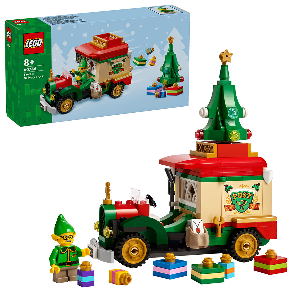 LEGO® Iconic, Julemandens paketbil