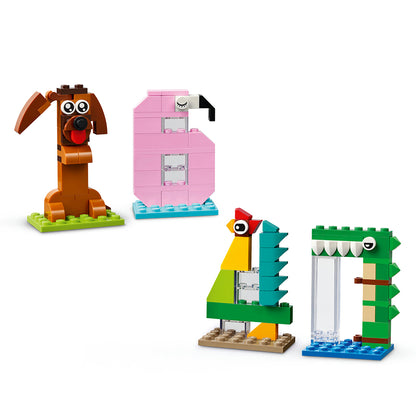 LEGO® Födelsedagstal Dekoration med djurtema 40807