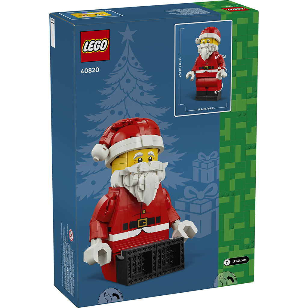 LEGO® Uppskalad minifigur av jultomten