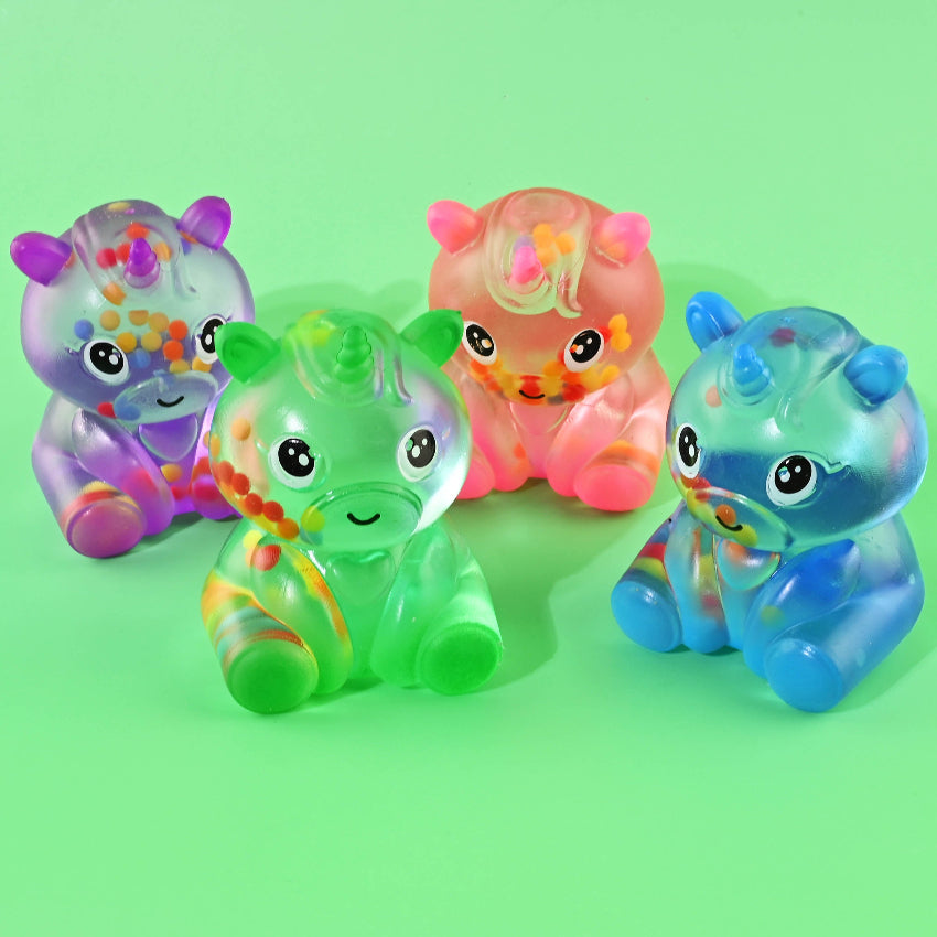 Robetoy squishy-enhörning – 7 cm