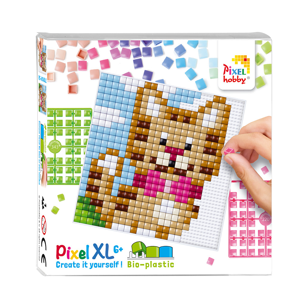 Pixelmosaik, XL mosaikpärlor, startset – Katt