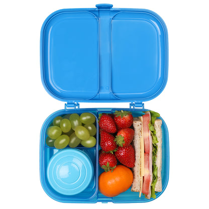 Sistema Ribbon lunchlåda med avtagbart fack, 1.1L - Blå