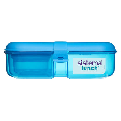 Sistema Ribbon lunchlåda med avtagbart fack, 1.1L - Blå