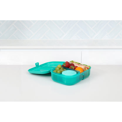 Sistema Ribbon lunchlåda med avtagbart fack, 1,1L - Teal