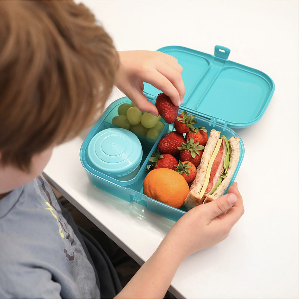 Sistema Ribbon lunchlåda med avtagbart fack, 1,1L - Teal