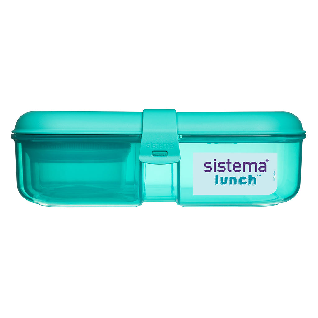 Sistema Ribbon lunchlåda med avtagbart fack, 1,1L - Teal