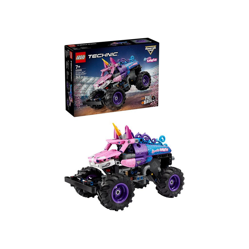 LEGO® Tecnic, Monster Jam™ Sparkle Smash™ pull-back
