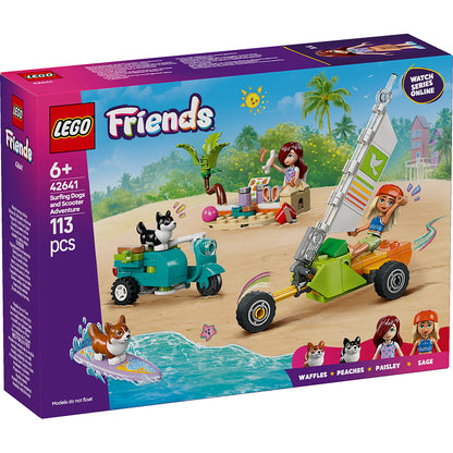 LEGO® Friends, Äventyr med surfande hundar och scooter