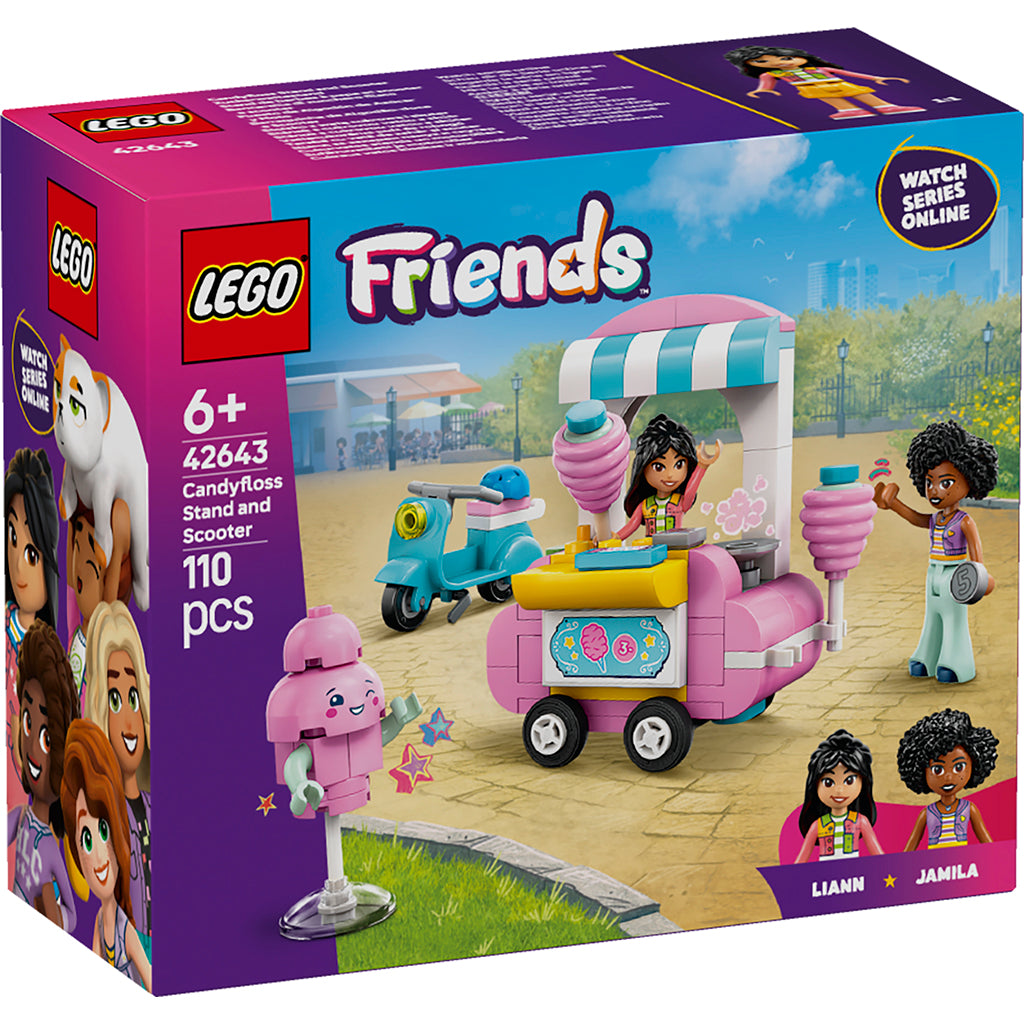 LEGO ® Friends, Sockervaddsstand och skoter