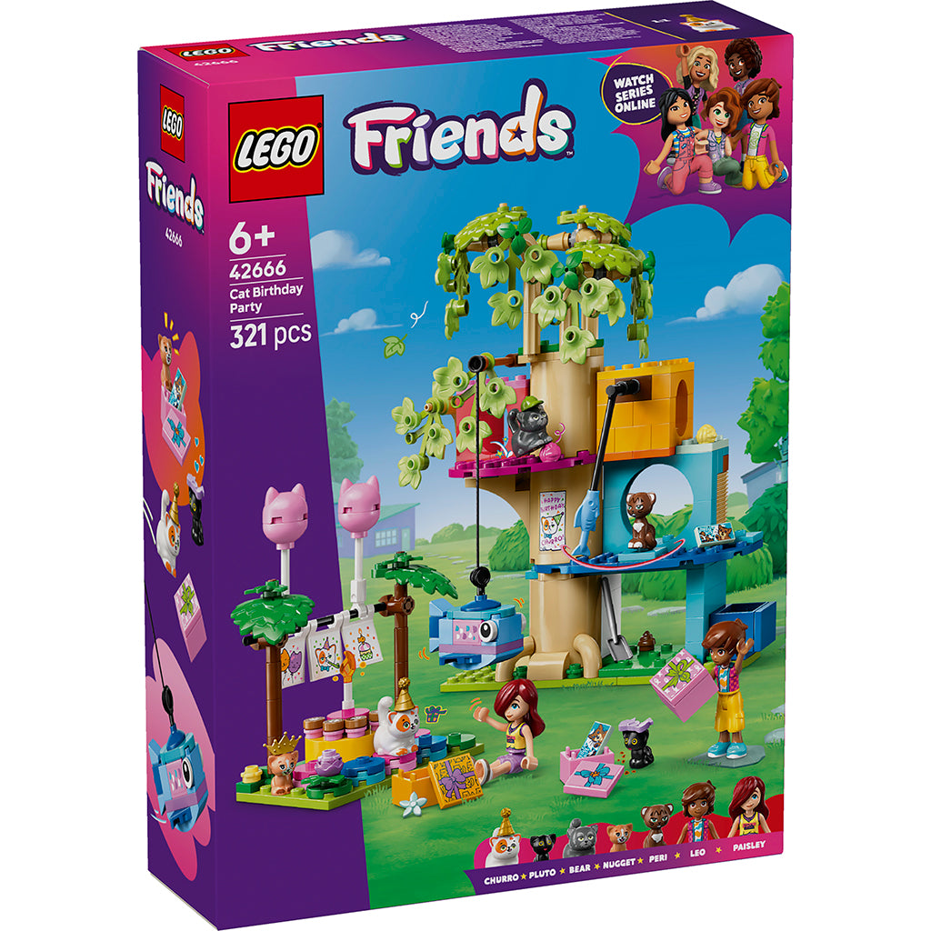 LEGO® Friends, Kattens födelsedagskalas och trädkoja