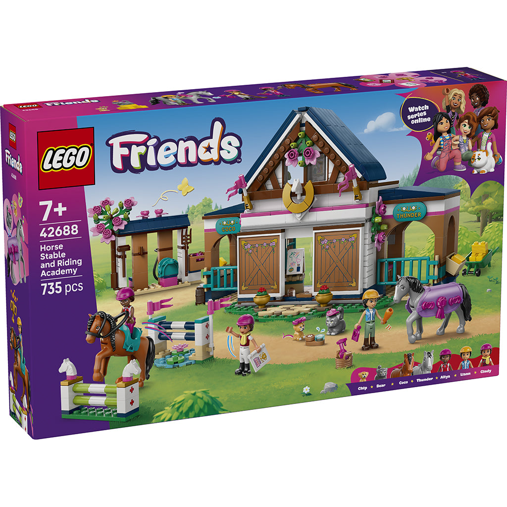 LEGO® Friends Hestestald og rideskole