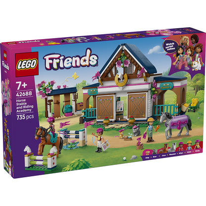 LEGO® Friends Hestestald og rideskole