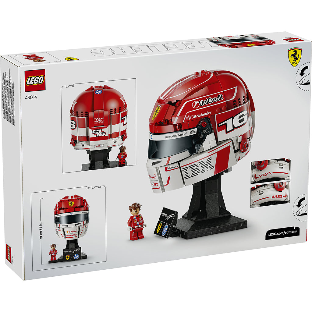 LEGO® Editions Scuderia Ferrari HP Charles Leclerc-hjälm