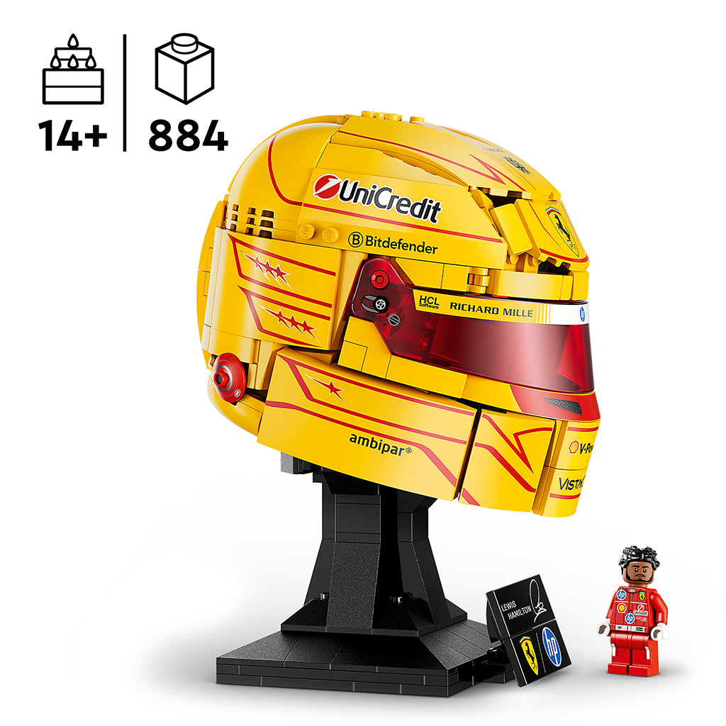 LEGO® Editions Scuderia Ferrari HP Lewis Hamilton-hjälm