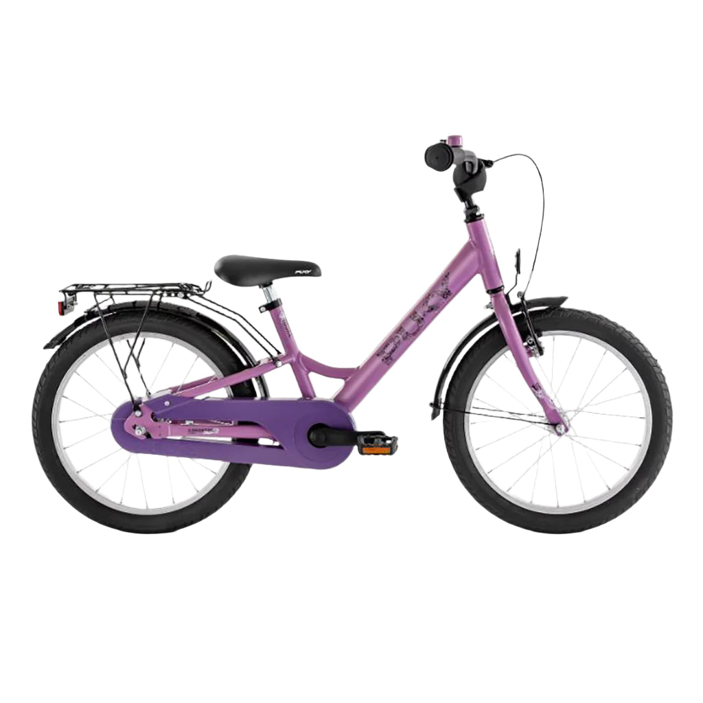 Puky Youke Allround cykel med handbroms, 18&quot; - Perky Purple - Från 5 år