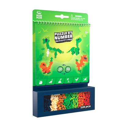 Plus-Plus aktivitetsset, Dinosaurier - 125 delar