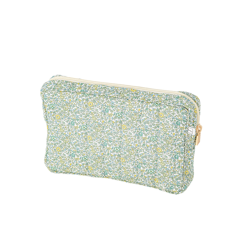 Bon Dep Pouch small, necessär med Liberty - Katie and Millie green