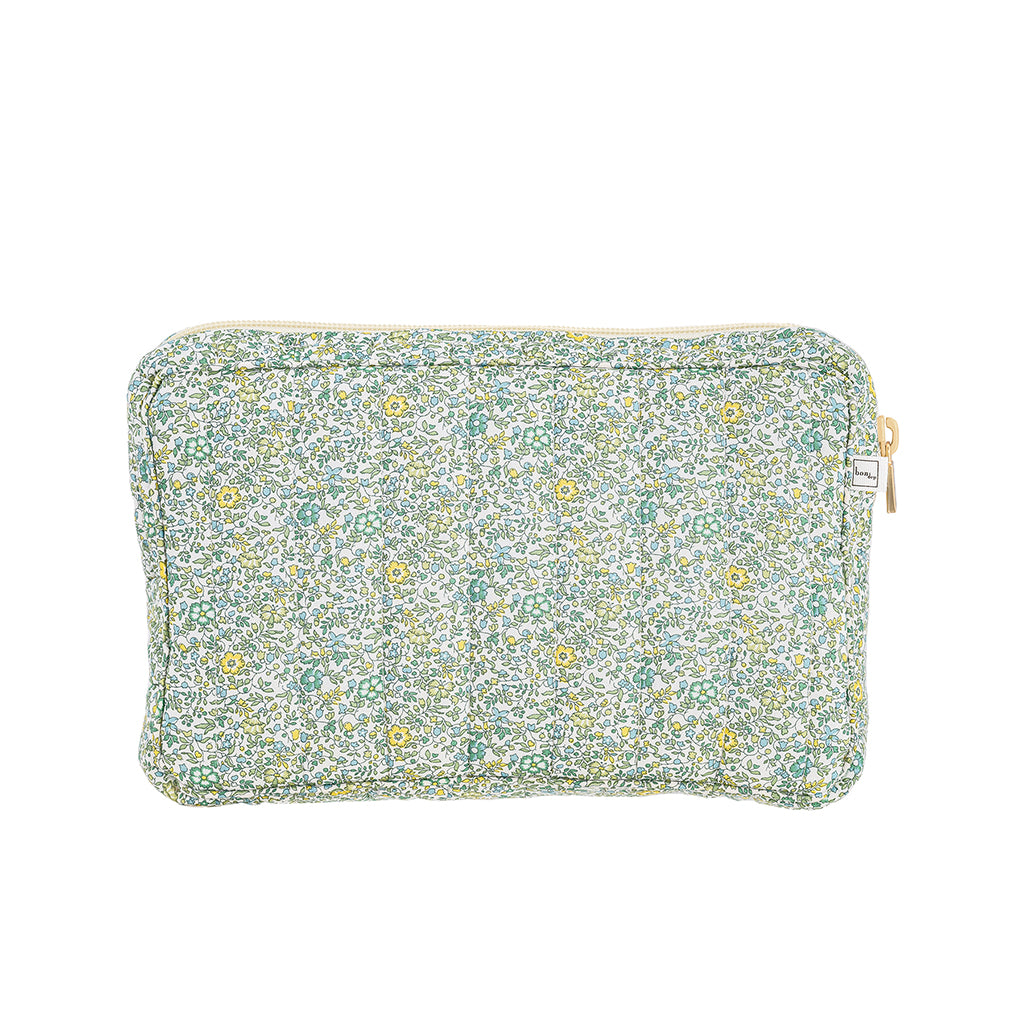 Bon Dep Pouch small, necessär med Liberty - Katie and Millie green