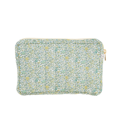 Bon Dep Pouch small, necessär med Liberty - Katie and Millie green