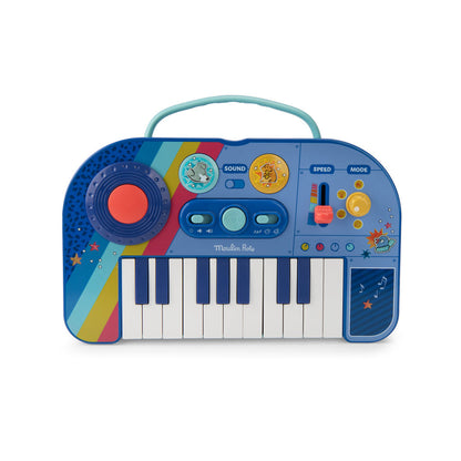 Moulin Roty elektriskt keyboard - Puce &amp; Pilou