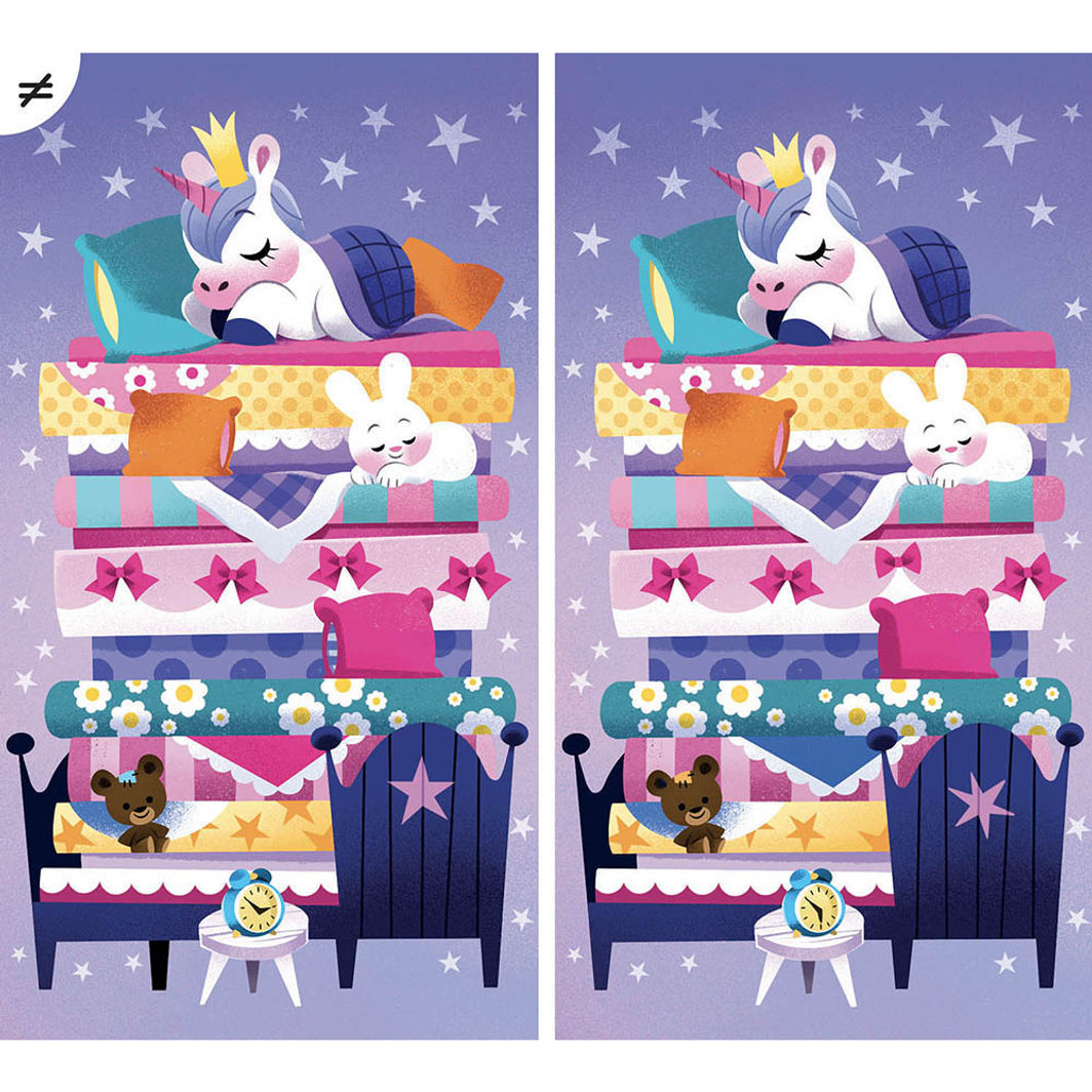 Auzou Aktivitetskort, 20 uppgifter - Enhörningar