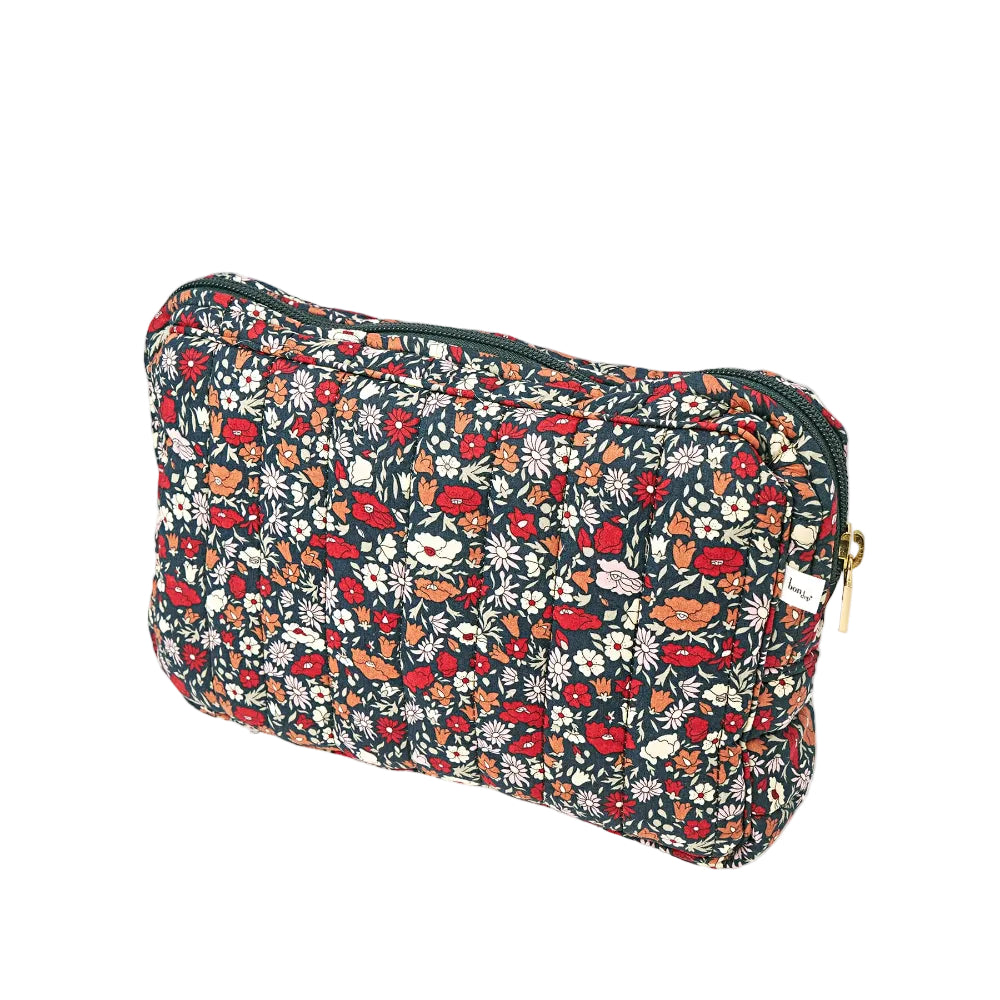Bon Dep Pouch small, necessär med Liberty - Petal &amp; Daisy