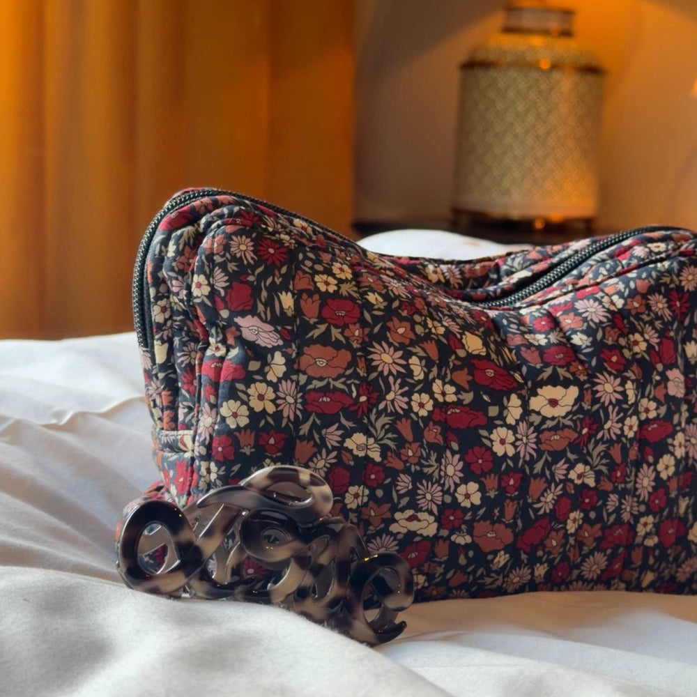 Bon Dep Pouch small, necessär med Liberty - Petal &amp; Daisy