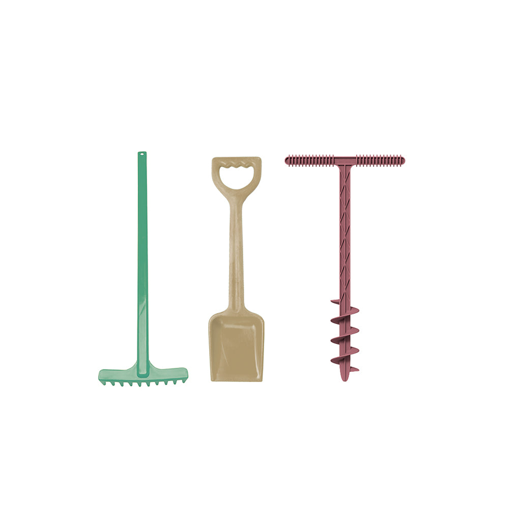 Blue marine Toys, Sandsätt med bord, kratta och spade