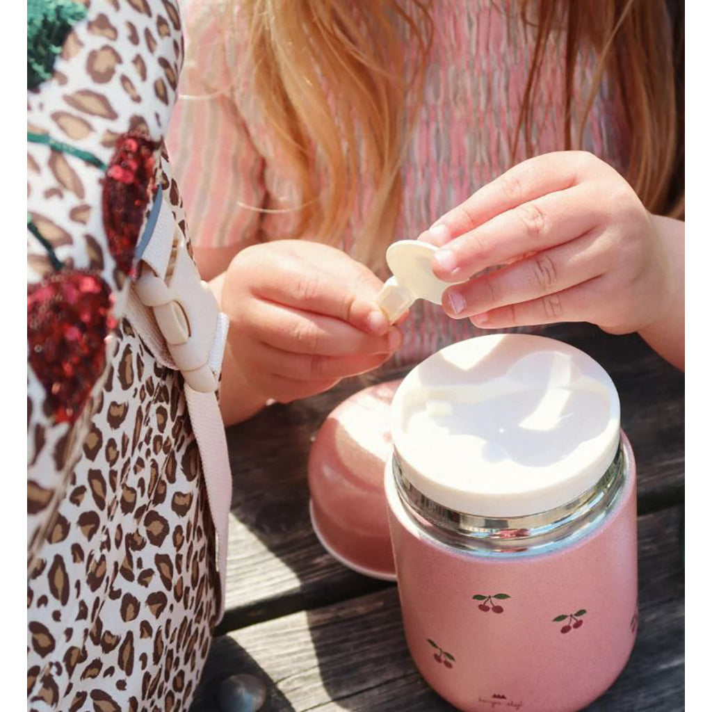 Konges Sløjd glitter termo matlåda, Cherry glitter