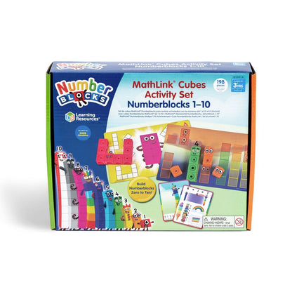 LEARNING RESOURCES Learning Resources Numberblocks® - Aktivitetssats med siffrorna från 1-10
